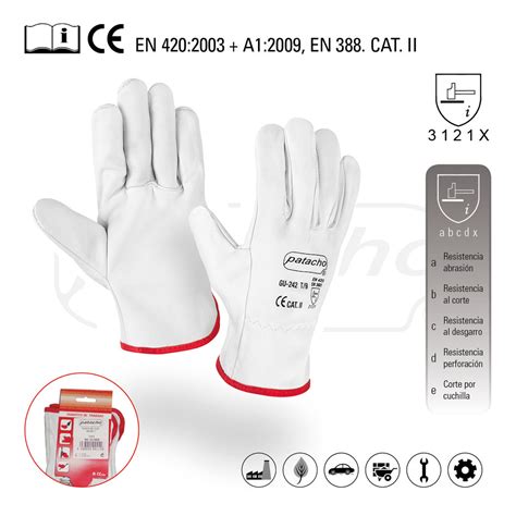 Guantes De Trabajo Piel Flor Vacuno Extra Patacho Comprar Online