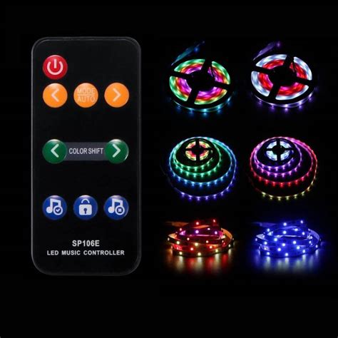 Controlador Musical Led Ic Pixel Rgb Rgbw Con Mando A Distancia