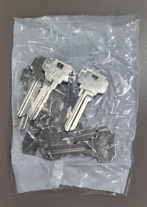 10 PACK ILCO Dexter Nickel Plated House Key DE8 D1054KA Garland