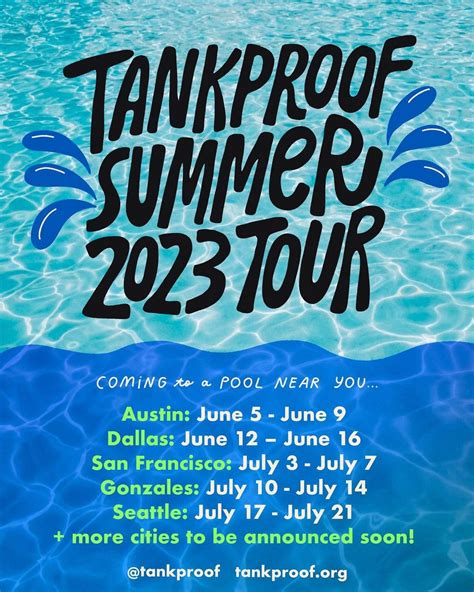 2023 Summer Tour — Tankproof