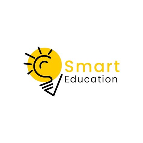 Plantilla de diseño de logotipo de educación de icono de idea