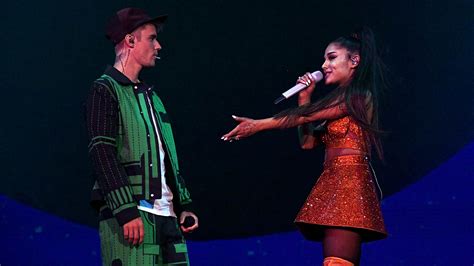 Coachella Justin Bieber Teases New Album At Ariana Grande Set