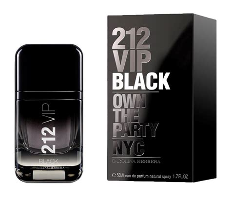 212 VIP Black Carolina Herrera Colonia Una Nuevo Fragancia Para