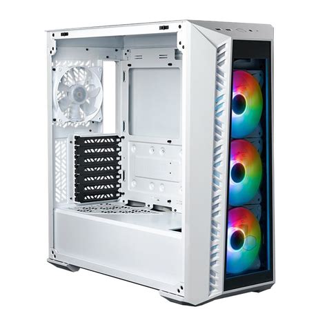 Gabinete Gamer Cooler Master Masterbox 520 ARGB Mid Tower Lateral De