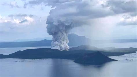 Phreatic Eruption Observed At Taal Volcano