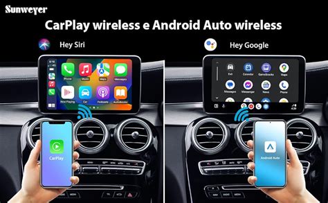 Sunweyer Ultimo Adattatore Wireless Carplay Android Auto In