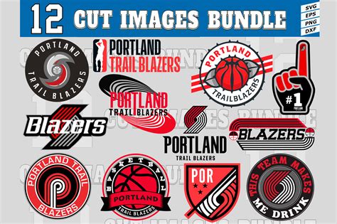 12 Styles NBA Portland Trail Blazres Svg Portland Trail Blazres Svg