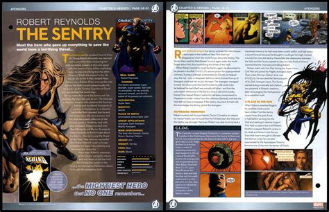 The Sentry Robert Reynolds Se 01 Heroes Avengers Marvel Fact File Page