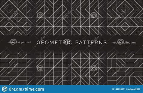 Testes Padr Es Sem Emenda Geom Tricos Abstratos Ilustra O Do Vetor