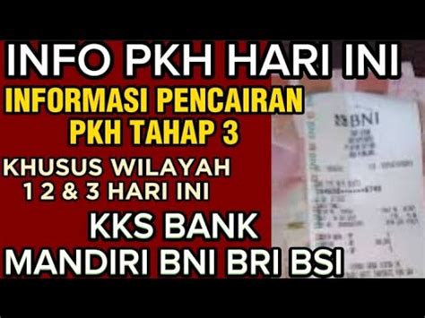 Pkh Hari Ini Informasi Penting Pencairan Pkh Tahap Hari Ini Khusus