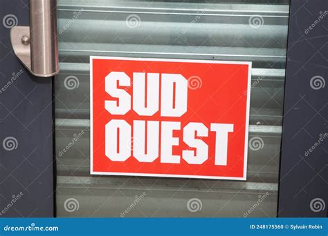 Sud Ouest Logo Brand And Text Sign Of French Newspaper Regional Daily