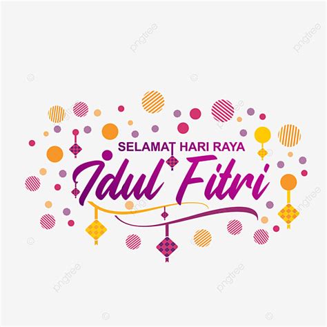 Selamat Hari Raya Vector Art Png Modern Art Lettering Of Selamat Hari