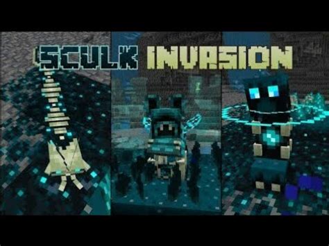 Sculk Invasion Addon Release In Minecraft Pe Youtube