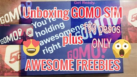 Unboxing Gomo Sim Review What Is Gomo Plus Awesome Special Package