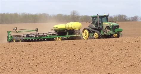 John Deere Tractor Planter And Combine On Camoplast Tracks And Track Systems