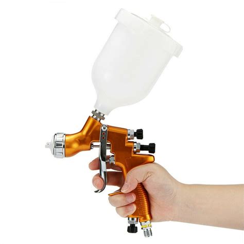 Mini Hvlp Stainless Steel Air Paint Spray Gun 13mm Nozzle Car Detail