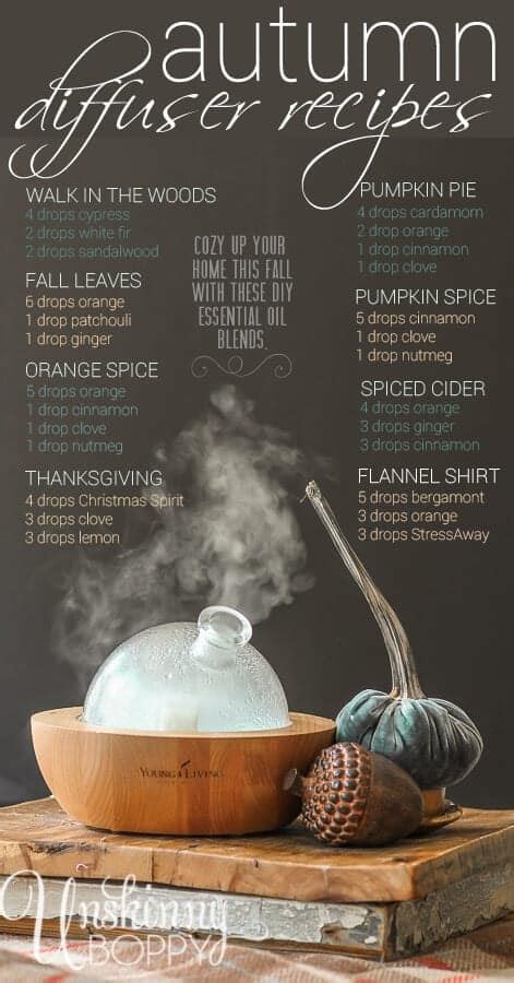 Essential Oil Diffuser Blends That Are Perfect For Fall