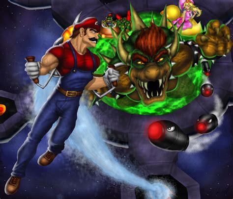 Super Mario Sunshine Final Bowser Battle By Tycony23 On Deviantart