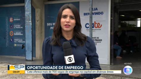 V Deo Cate Oferece Vagas De Emprego Na Capital Bom Dia Sp G