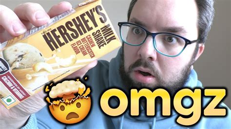 Hersheys Cashew Butterscotch Ice Cream Milkshake Review WHAT