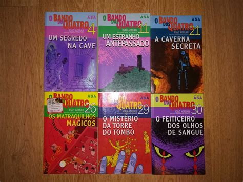 Livros da Coleção O Bando dos Quatro de João Aguiar Belém OLX Portugal