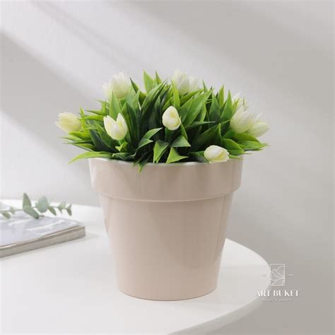 Доставка кашпо для цветов со вставкой «порто», 1 л, цвет жемчужный по ...