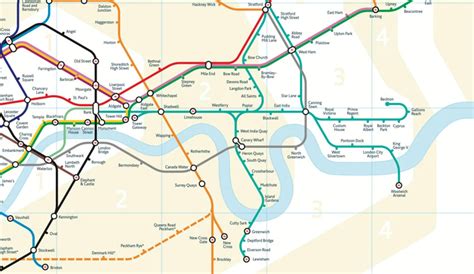 Infographic Of The Day The Re Redesigned London Tube Map Fast Company