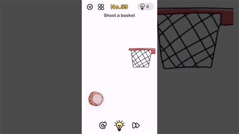 Brain Out Level 59 Puzzle Shoot A Basket Walkthrough Solution Youtube