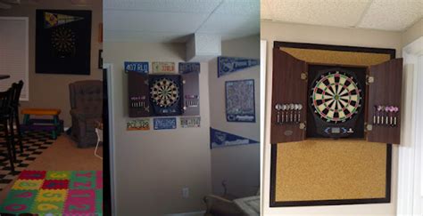 CasaLupoli: How to Make a Dartboard Backboard: Three Designs