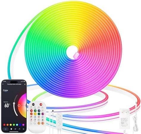 Lamomo Striscia Led Al Neon M Rgb Ip Impermeabile Flessibile