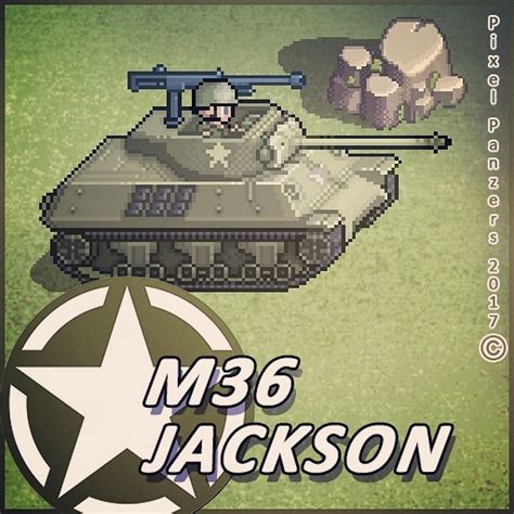 Pixel Panzers M36 Jackson Tank Destroyer By Pixelpanzers On Deviantart