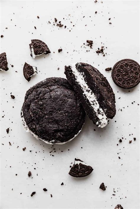 Copycat Crumbl Oreo Sandwich Cookies — Salt And Baker