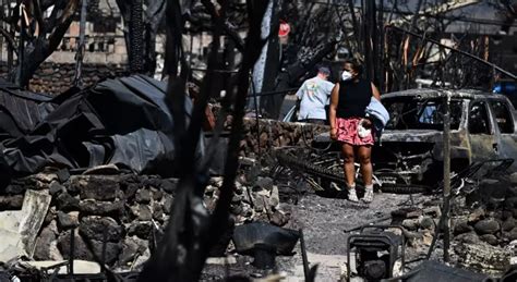 Incendio En Hawaii Sube A 96 Los Fallecidos Y Sigue La Búsqueda De