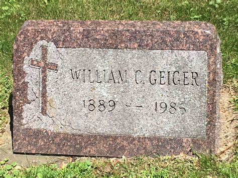 William Clarence Geiger 1889 1986 Find A Grave äreminne