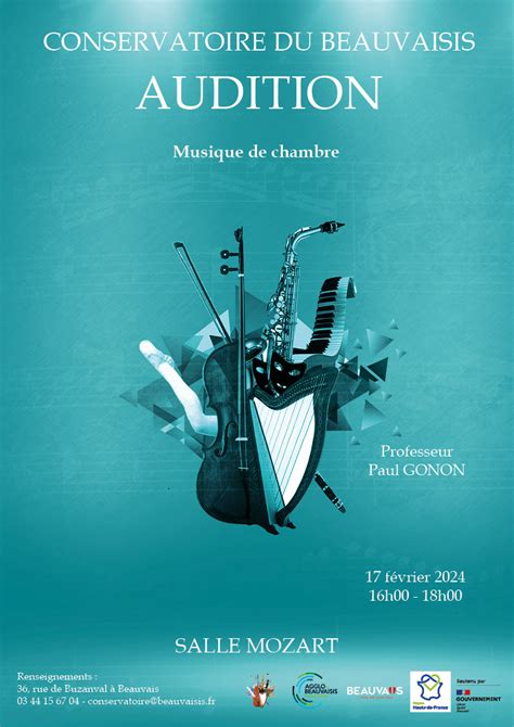 Audition Musique De Chambre Conservatoire Du Beauvaisis