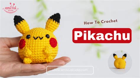 Amigurumi Chubby Pikachu Free Crochet Tutorial Amivui Studio