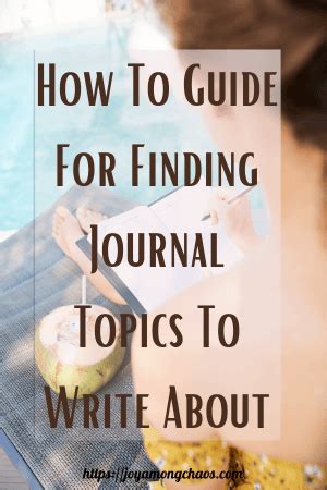 Journal Topics: Essential How To Guide for Beginning Writers