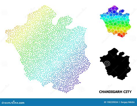 Chandigarh Map Vector CartoonDealer 129919668