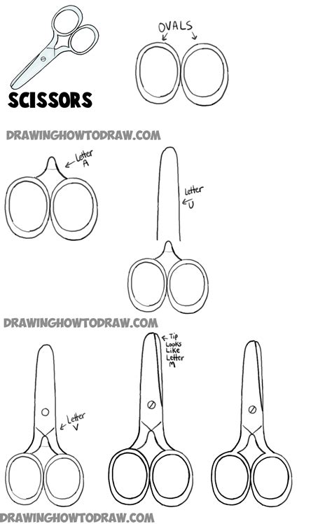 Scissors Easy Drawing