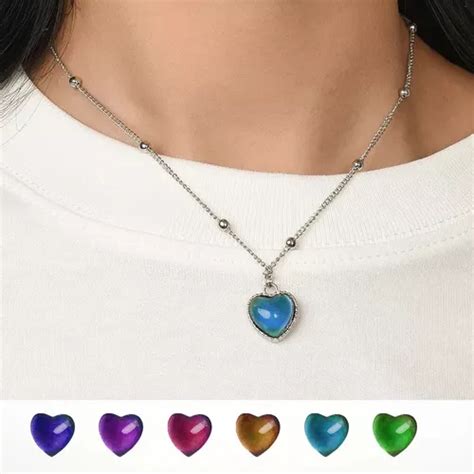 Collar Emociones Corazón Cambia De Color Según Temperatura Cuotas