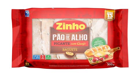 Pão de Alho Zinho Picante Baguete 300g