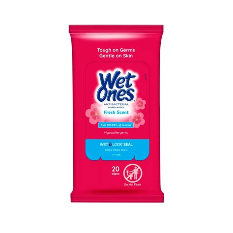 Wet Ones Antibacterial Hand Wipes Travel Pack Fresh Scent Shop Hand Sanitizer At H E B