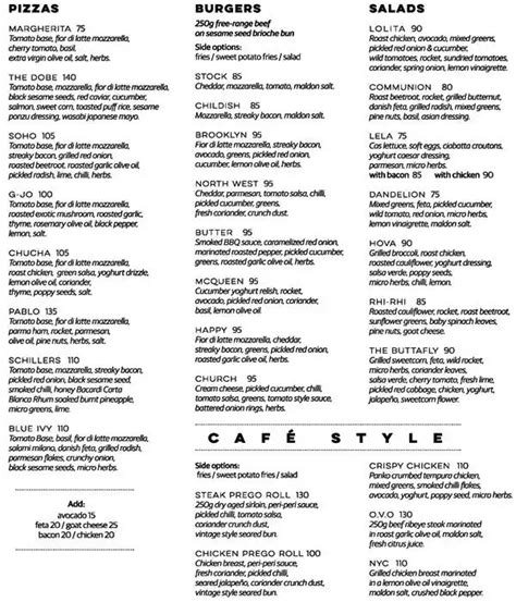 Arcade Menu Menu For Arcade Cbd Cape Town Zomato Sa