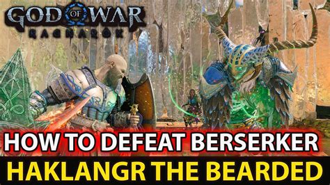 How To Defeat Berserker Haklangr The Bearded In Vanaheim Guide شرح