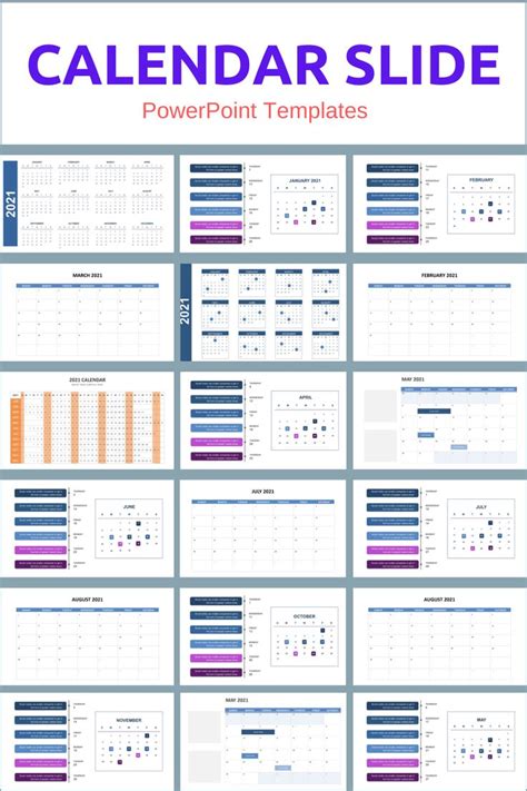 Calendar Slide In Powerpoint Printable Calendars At A Glance