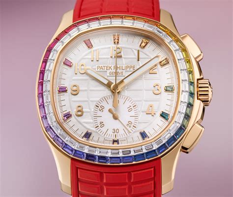 Patek Philippe Debuts Aquanaut Luce Chronograph With Rainbow Hued Gems