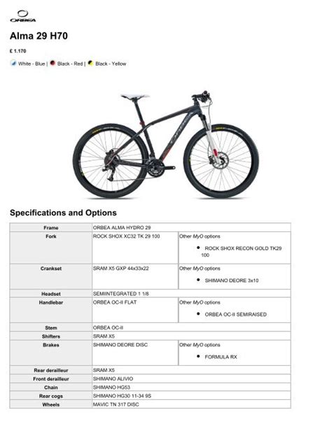 Venta Orbea Alma H70 29 En Stock