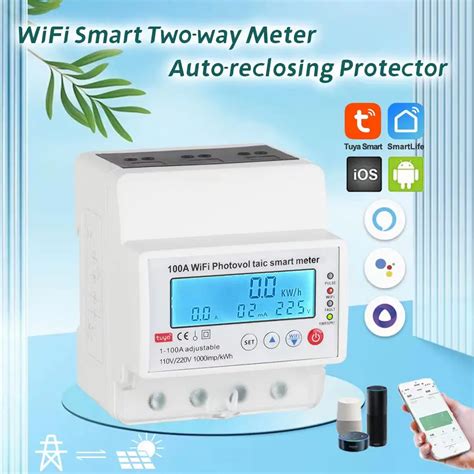 Tuya Smart Single Phase A Energy Monitor Solar Power Bidirectional