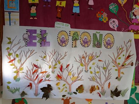 Mural De Otoño 4 Años Colegio Nuestra Señora De Los Dolores