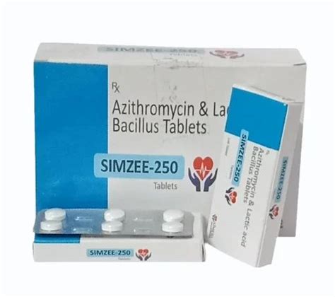 Azithromycin Lactic Acid Bacillus Tablet Avunu Lifesciences